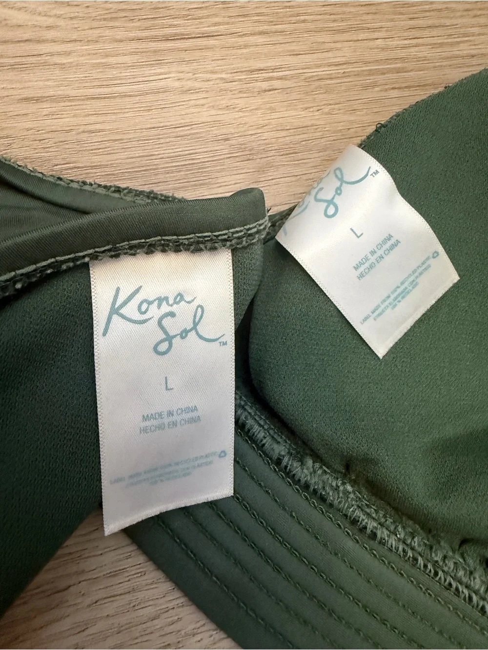 Kona Sol Green Bikini Set